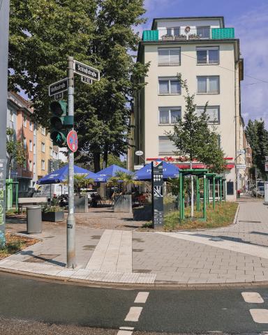 Mobilitätsstation Schloßstraße nachher