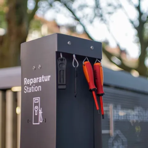 ReparaturStation für Fahrräder