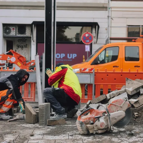 Carlsplatz Baustelle