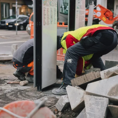 Carlsplatz Baustelle