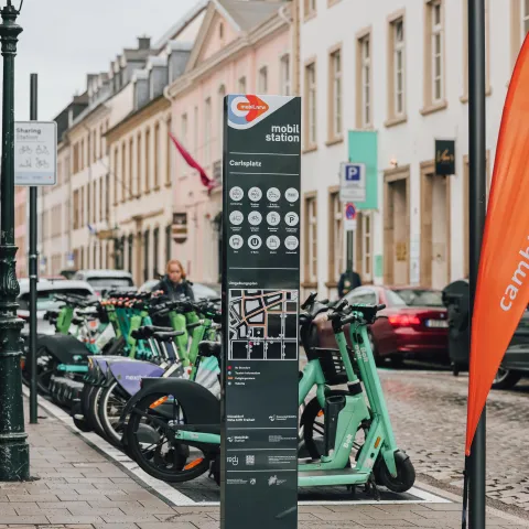 Mobilitätsstation am Carlsplatz 