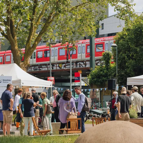 Eröffnung Mobilitätsstation Rath Mitte S