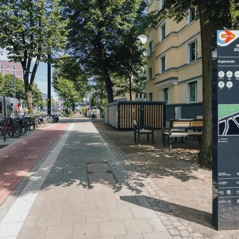 Mobilitätsstation Engerstraße