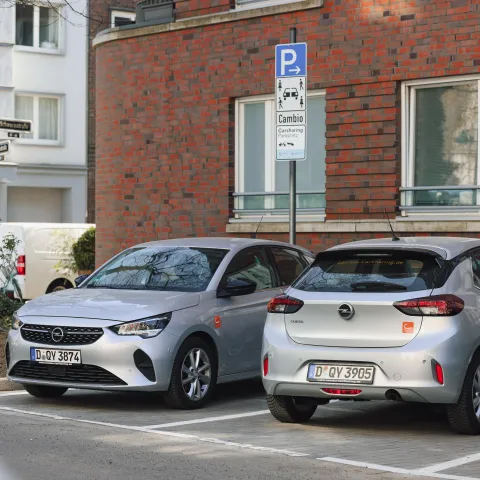 Carsharing Mobilitätsstation Bankstraße