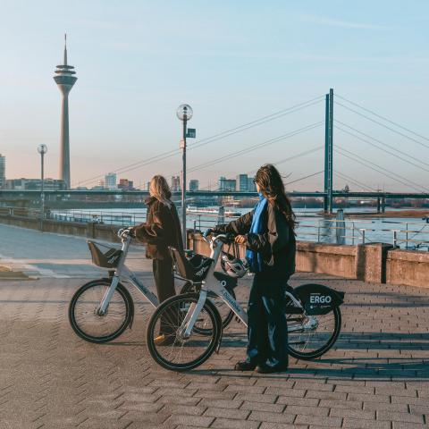 Düsselbikes am Rhein 