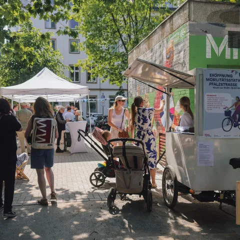 Eröffnung Mobilitätsstation Pfalzstraße