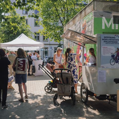 Eröffnung Mobilitätsstation Pfalzstraße